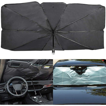 Vehicle Windshield Sun Umbrella Folding Shade Preventing Heat Damage Interior Protection 6851398795364-1