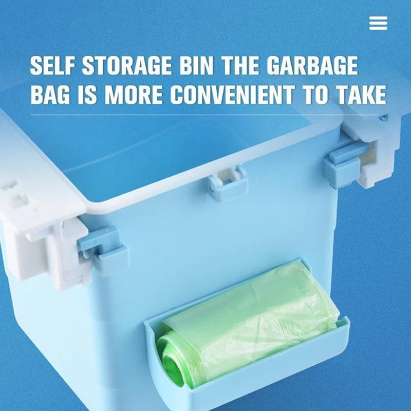 Space Saving Retractable Drawer Trash Can For Convenient Kitchen Storage 6851441164388-1