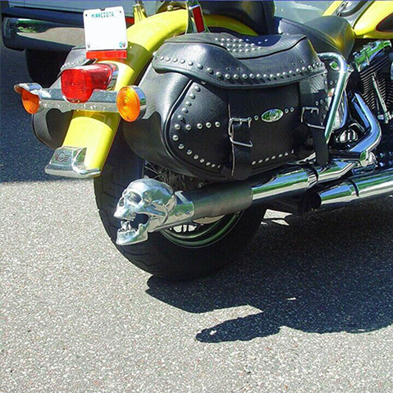 Skull Exhaust Tip Accessory Enhancing Motorcycle Style With Unique Aggressive Design 6850475753572-1