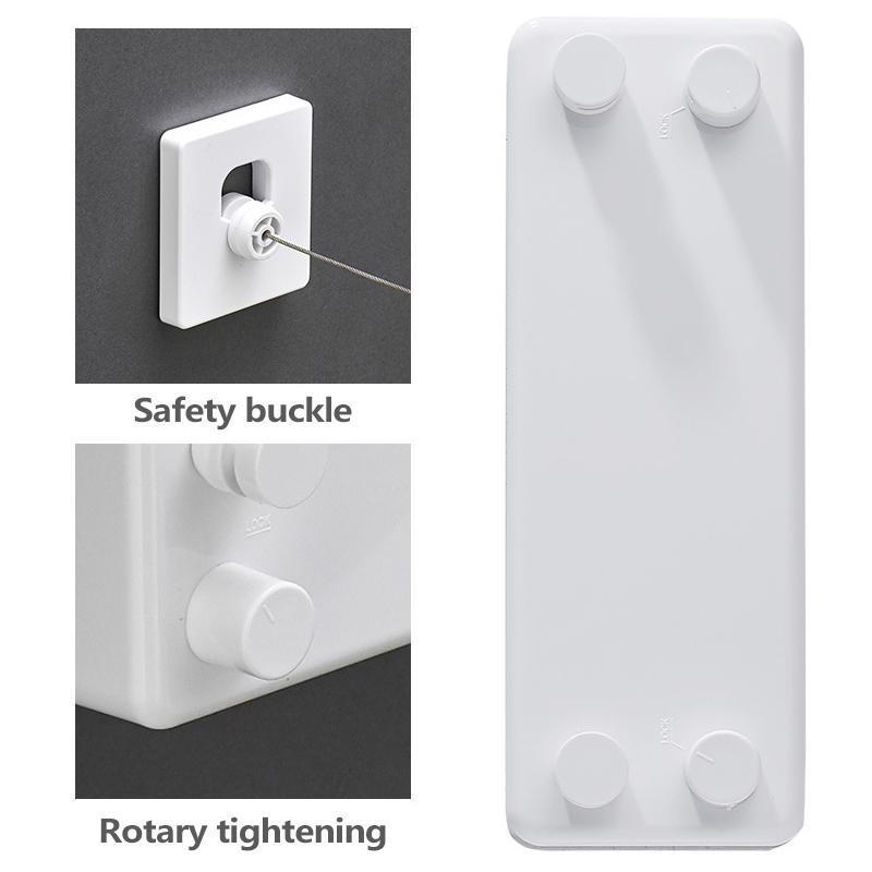 Space Saving Retractable Clothesline For Indoor Outdoor Laundry Drying 6852052090980-1
