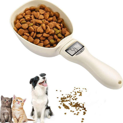 Digital Pet Food Measuring Scoop Feed Spoon 6851486974052-1