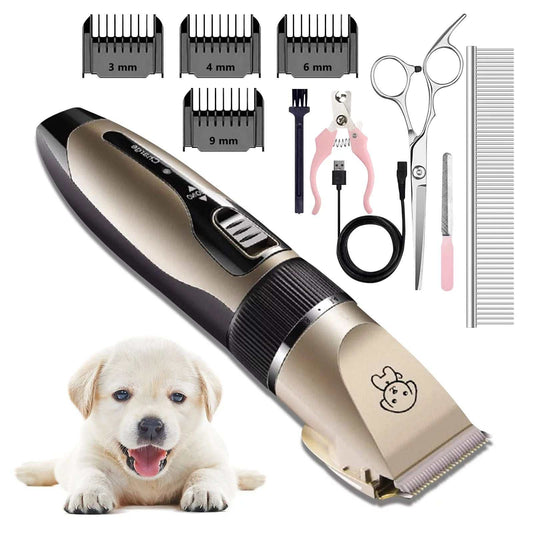Quiet Rechargeable Dog Clippers For Professional Pet Grooming And Trimming 9022673486044-1