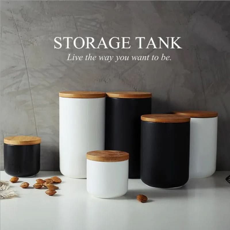 Ceramic Storage Jars - Airtight & Stylish For Every Kitchen 10087582171400-1