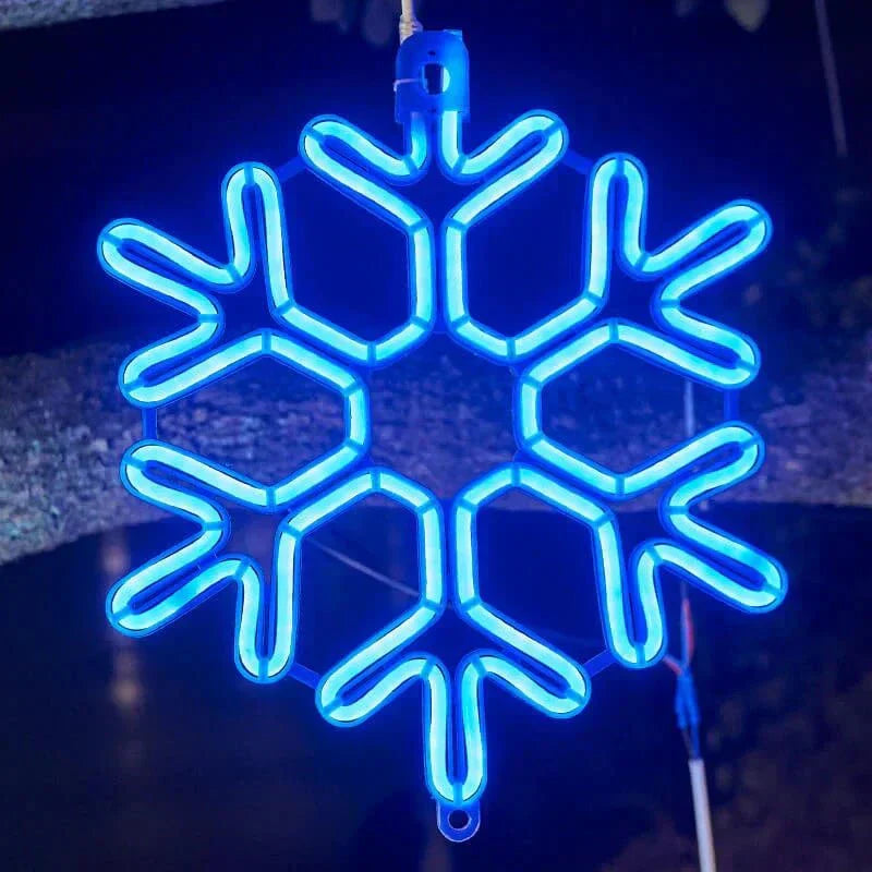 Magical Led Snowflake Christmas Lights | Festive Party Decoration 10127057387859-1