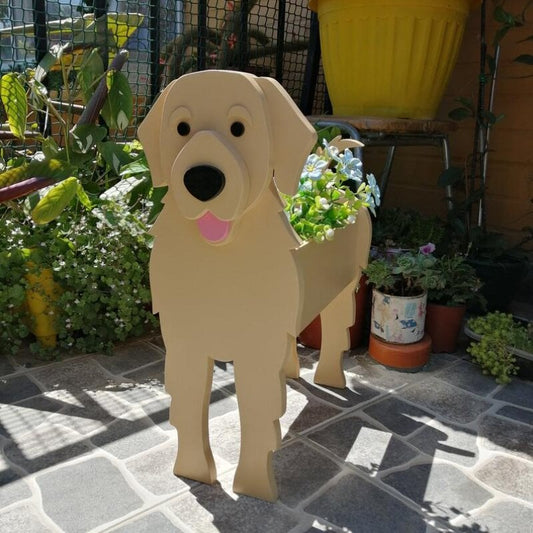Adorable Dog Shaped Planter for Fun and Charming Garden Decor 15051841143110-1