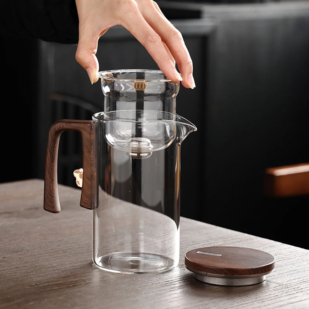 Durable Glass Teapot With Infuser For Tea Brewing 11588921131276-1