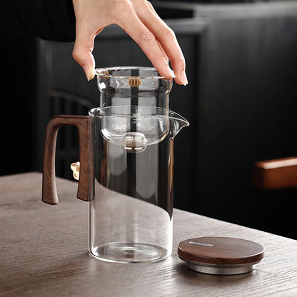 Durable Glass Teapot With Infuser For Tea Brewing 11588921131276-1