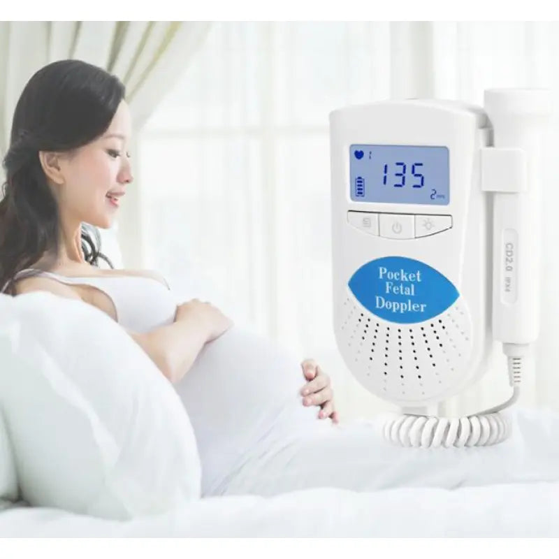 Portable Baby Heartbeat Monitor - Pocket Fetal Doppler