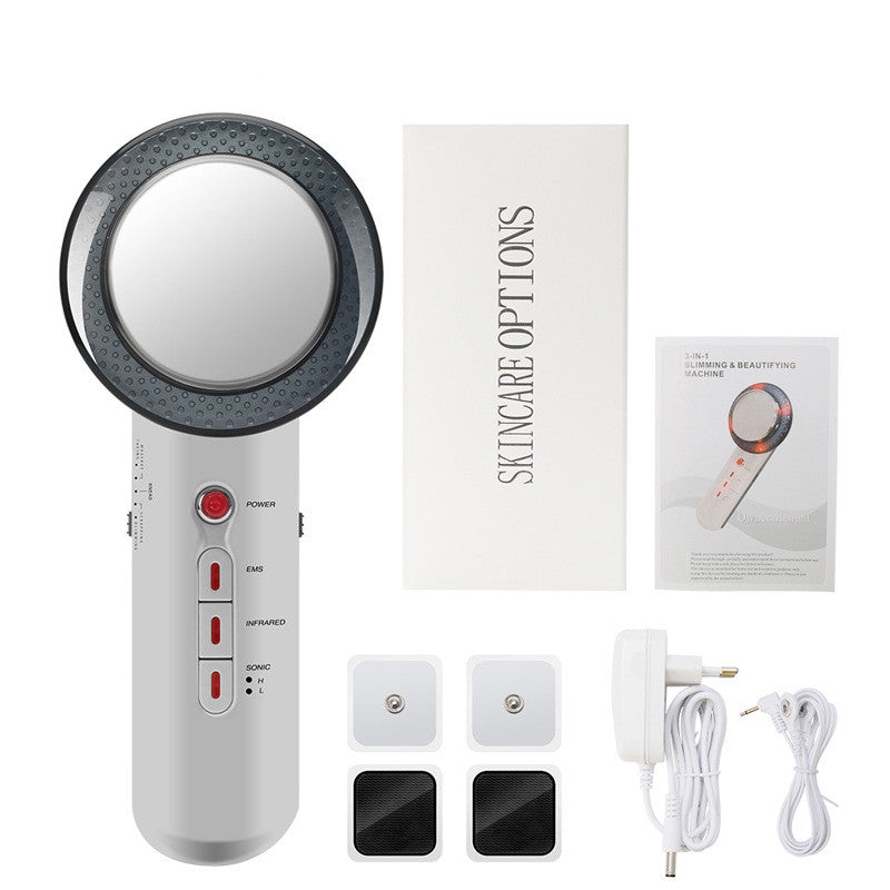 3-in-1 Ultrasonic EMS Fat Burner Face &amp; Body Massager
