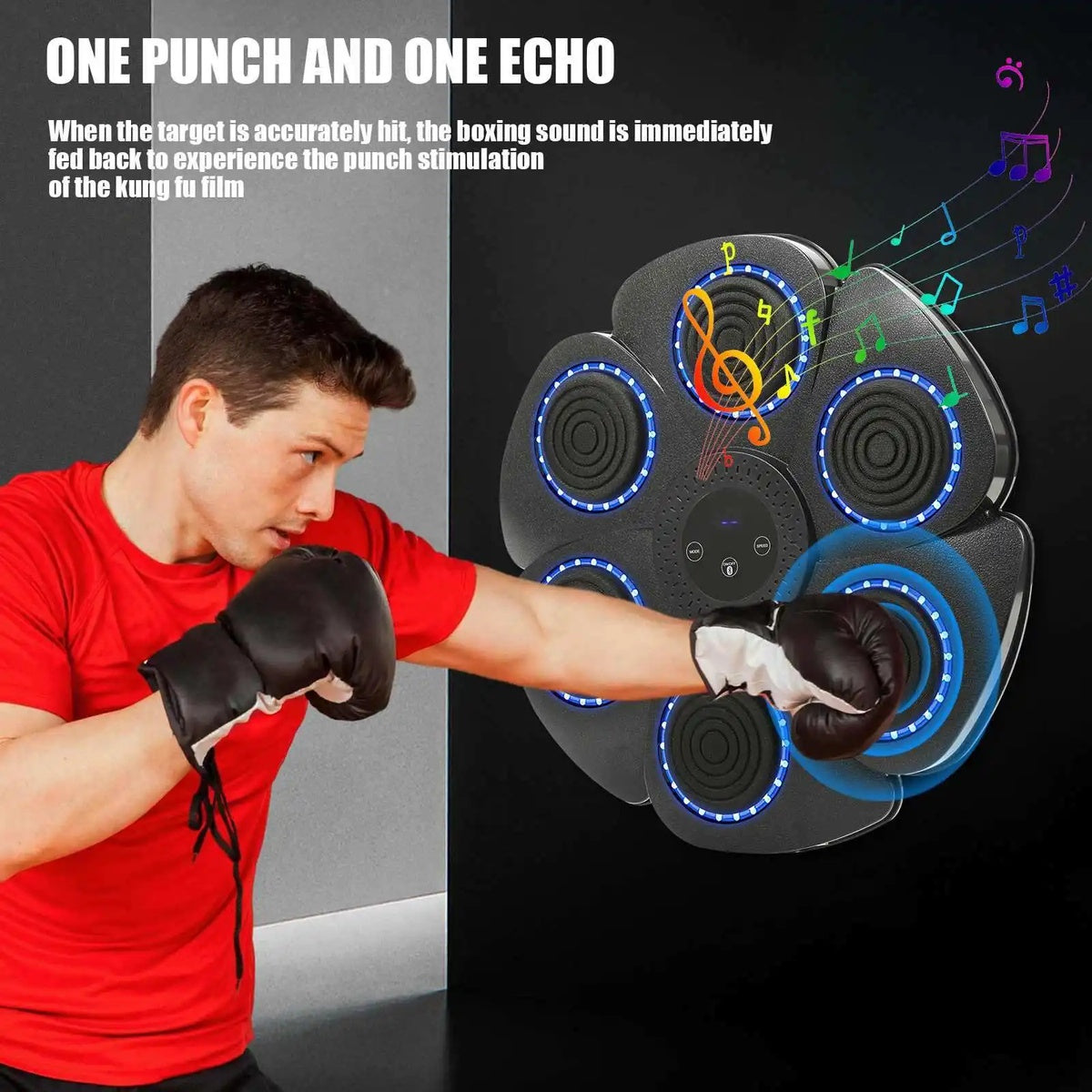 Music Boxing Pad with Targeting Features – Ultimate Punch Machine for Boxing Fitness