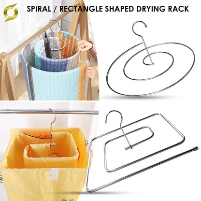 Spiral Clothes Drying Rack Saves Space For Efficient Laundry Organization 14975361941830-1