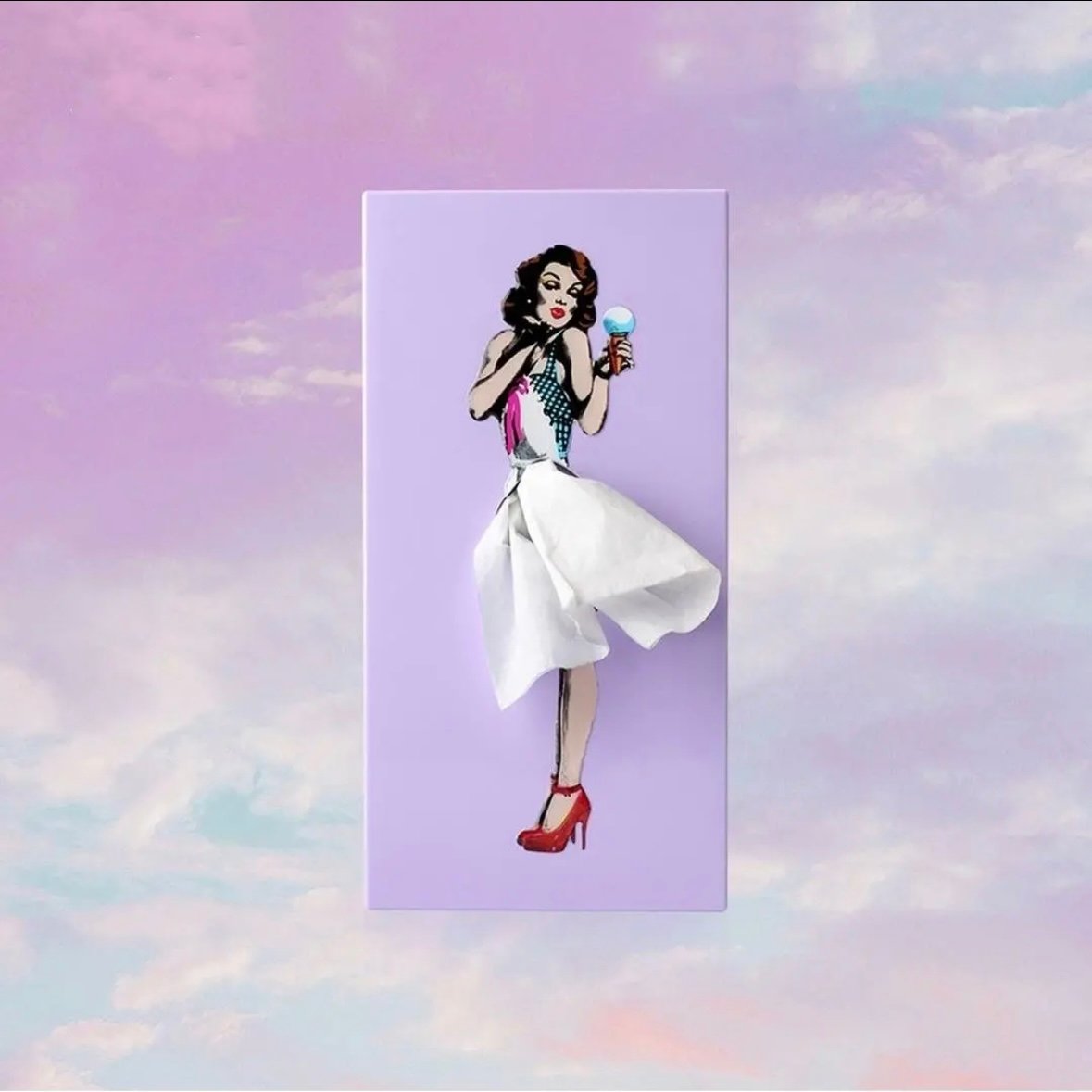 Elegant Flying Skirt Tissue Box For Decorative Home Table Display 9729585545497-1