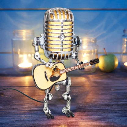 Vintage Metal Microphone Robot Desk Lamp🎸 8999588102425-1