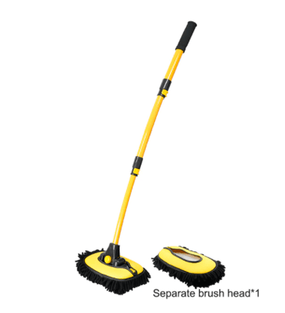 Telescopic Car Wash Mop Adjustable Handle Scratch Safe Brush 8490157277486-1