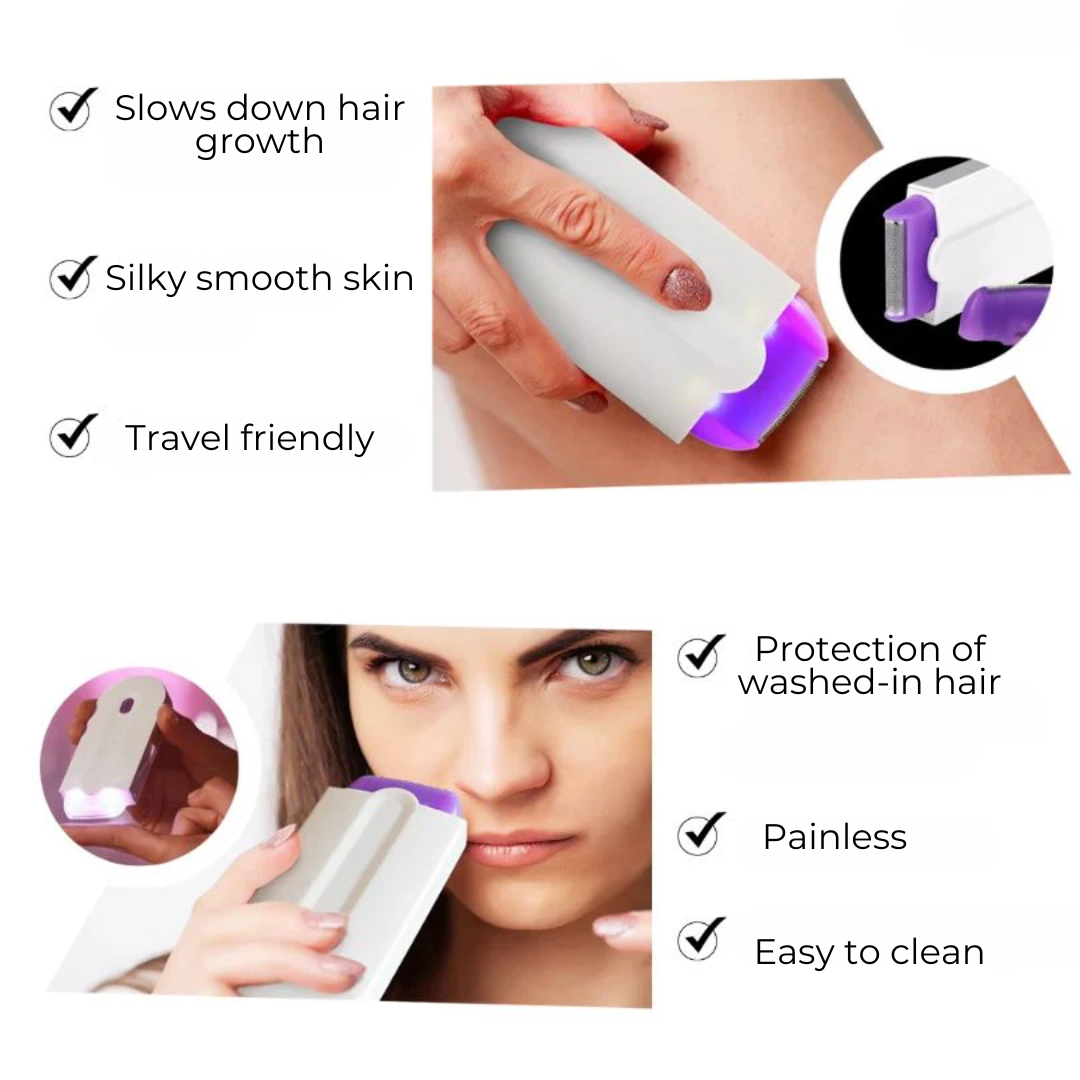 Effortless Painless Hair Removal For Face And Body Smooth Skin 10009258066266-1