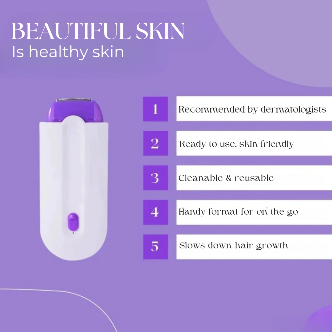 Effortless Painless Hair Removal For Face And Body Smooth Skin 10009258066266-1