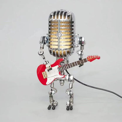 Vintage Metal Microphone Robot Desk Lamp🎸 8999588102425-1