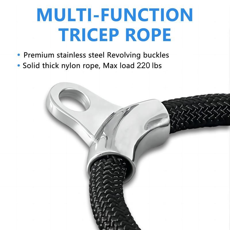 Ergonomic Handle Triceps Training Cord 9827327148334-1
