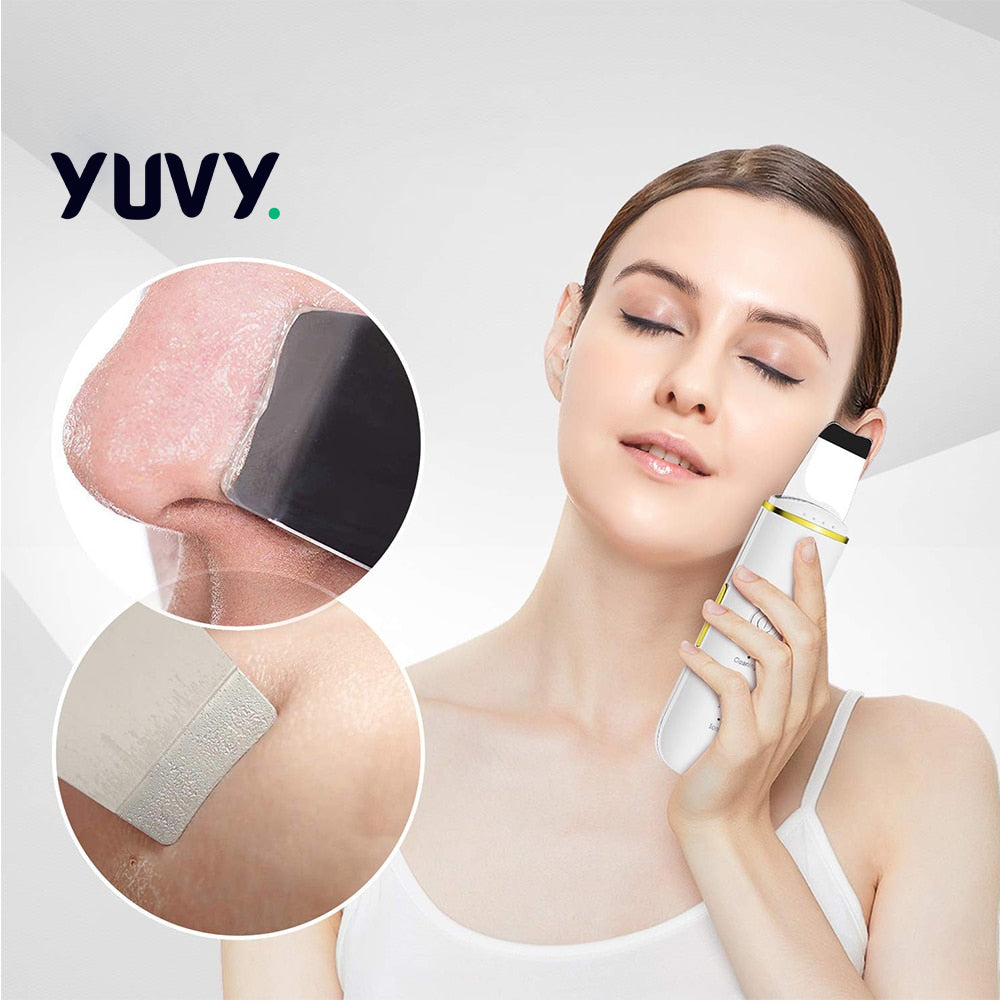 Ultrasonic Skin Scrubber for Deep Pore Cleansing and Lifting Care 15089491837254-1