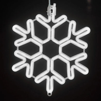 Magical Led Snowflake Christmas Lights | Festive Party Decoration 10127057387859-1