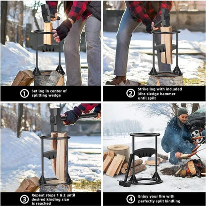 WoodSplitter – Safe & Fast Firewood Splitter for Cozy Winter Nights