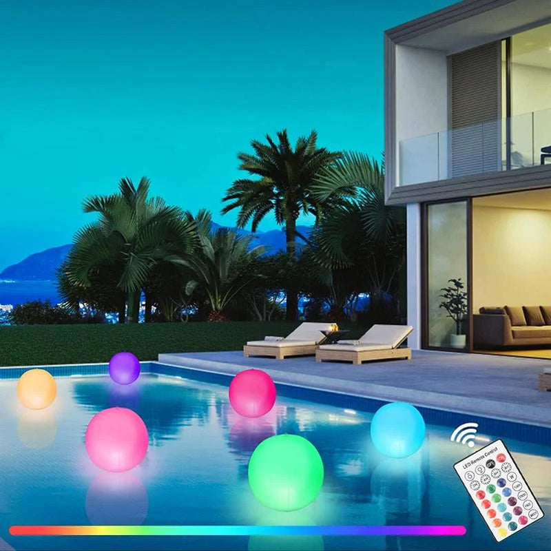 Inflatable Waterproof Led Pool Ball With Remote For Outdoor Decoration 14967305994566-1