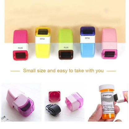 Privacy Protection Identity Guard Rolling Security Ink Stamp Roller 6851476258916-1