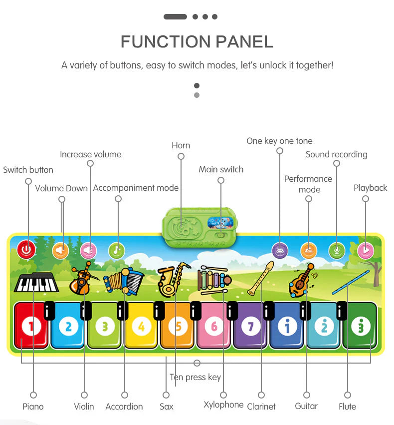 Musical Dance Play Mat