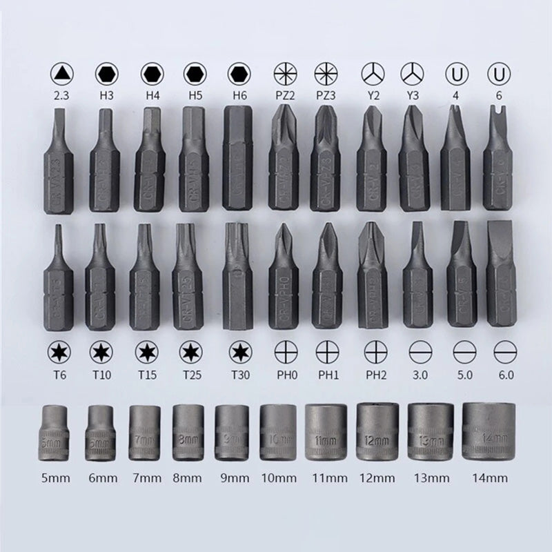 Professional Precision Screwdriver Kit For Electronic Device Repair Work 6850563113060-1