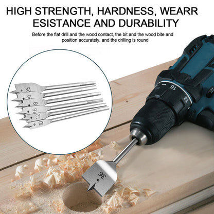 Titanium Plated Flat Drill Set 6850494234724-1