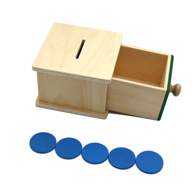 Wooden Coin Drop Game for Toddlers to Build Fine Motor Skills 15106711126361-1