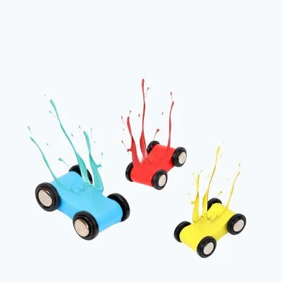 Wooden Car Ramp Race Track – Nostalgic Fun for Little Car Fans