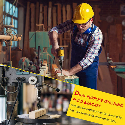 Woodworking Square Hole Drill Bits Adapter Bracket 7214713864292-1