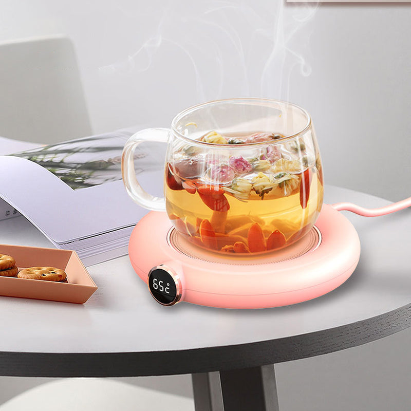 Smart Heating Cup Coaster Electric Mug Warmer Maintaining Beverage Temperature Conveniently 6849917878372-1