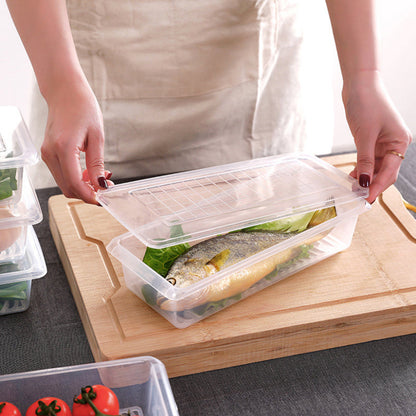 Refrigerator Storage Box with Drain Tray 6851358228580-1