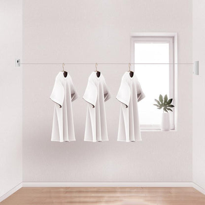Space Saving Retractable Clothesline For Indoor Outdoor Laundry Drying 6852052090980-1