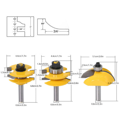 Woodworking Carving Tongue Groove Milling Cutter For Joinery Projects 6850528739428-1