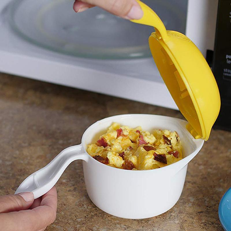 Microwaveable Egg Scrambler For Quick Easy Breakfast Cooking At Home 6852058185828-1