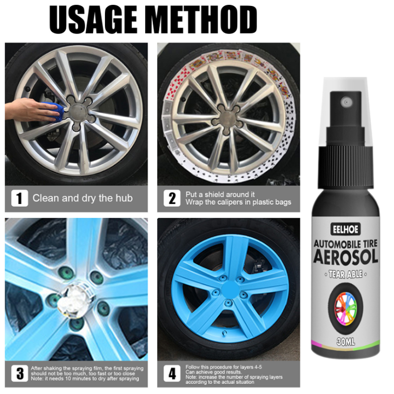 Tire Self Spray Print Paint For Stylish Car Wheel Decoration Design 6849889599588-1