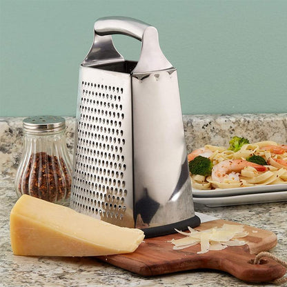 Professional Stainless Steel Box Grater For Cheese Vegetables And Fruits 6851422290020-1