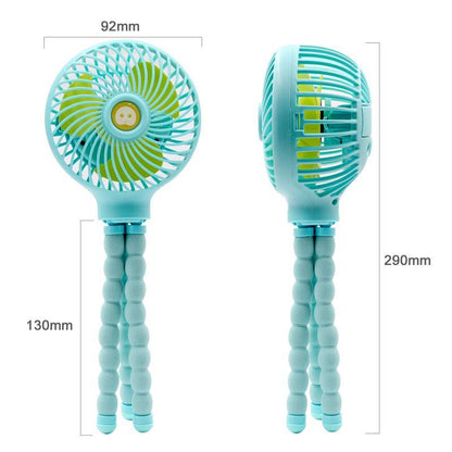 Mini Deformable Portable Fan With Adjustable Stand And USB Rechargeable Design 6852056678500-1