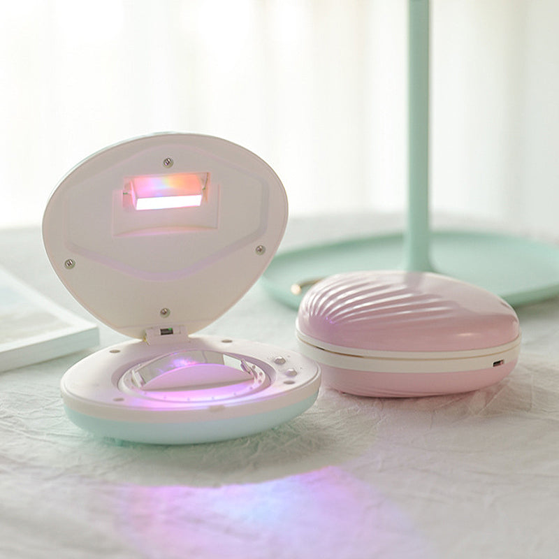 Rechargeable Shell Shaped Rainbow Projector Light For Bedroom Wall Ambience 6850623635556-1