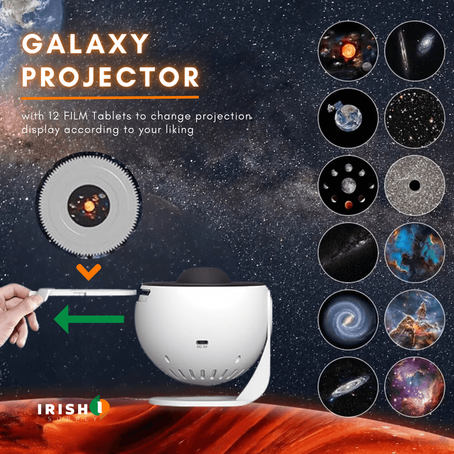 Galaxify - 12 In 1 Night Light Galaxy Projector 8736978895194-1