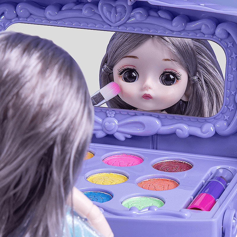 Glamour Beauty Kit - Washable Make-Up Kit For Children With Bag 10206867030280-1