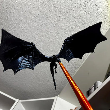 Dragon Flame Book Nook Fantasy Miniature Library Decoration With Mysterious Aura 7854149992548-1