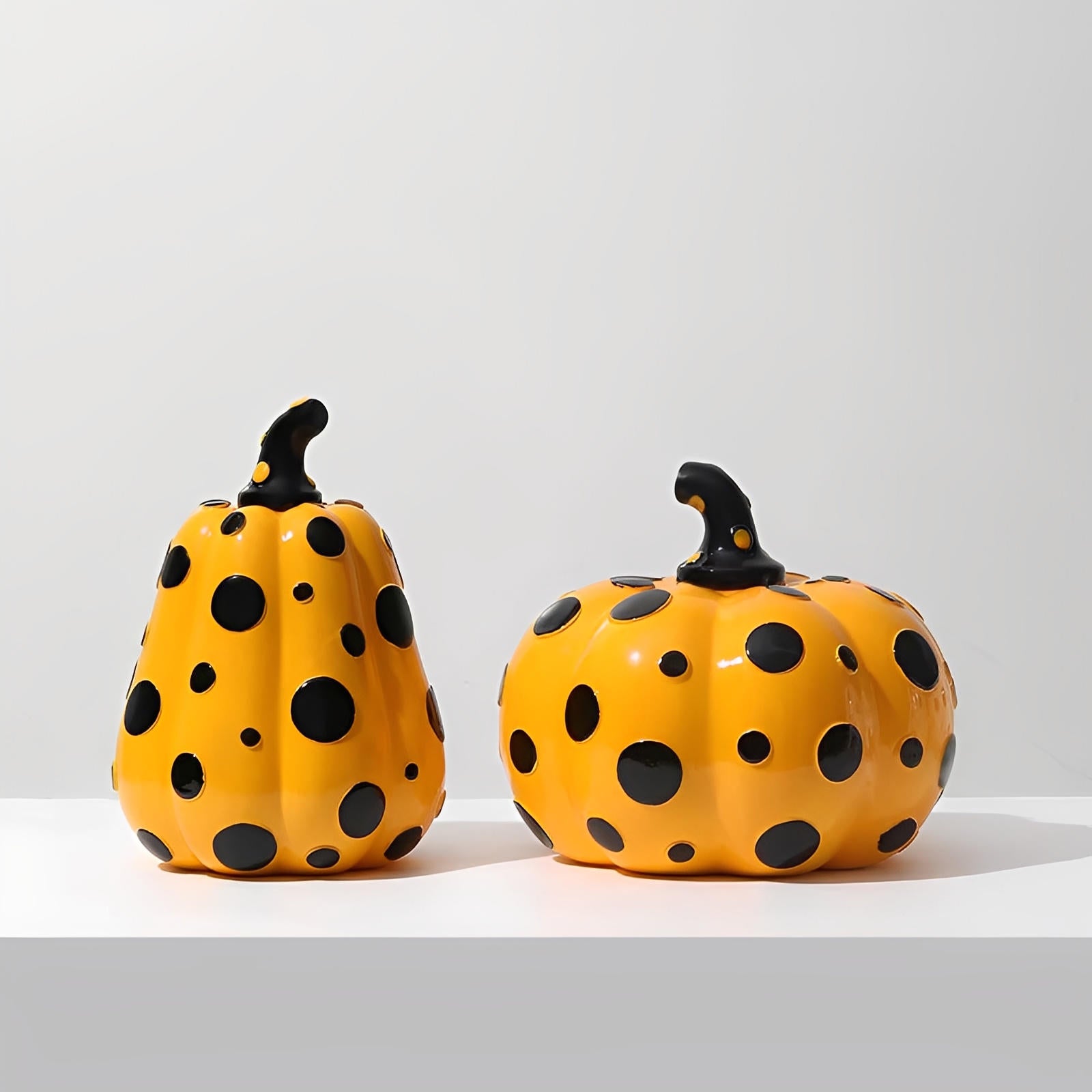 Dot Pumpkin — Resin Fall Decor With Glossy Finish 11661478953228-1