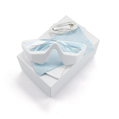 Micro-Current Pulse Eye Massager with Red Light - 3D Massager that Relieves Dark Circles, Removes Wrinkles, Anti-Ageing 8272976740550-1