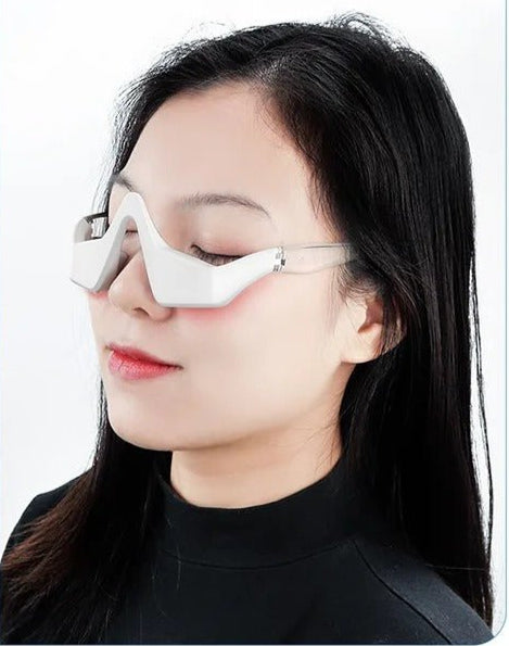 Micro-Current Pulse Eye Massager with Red Light - 3D Massager that Relieves Dark Circles, Removes Wrinkles, Anti-Ageing 8272976740550-1