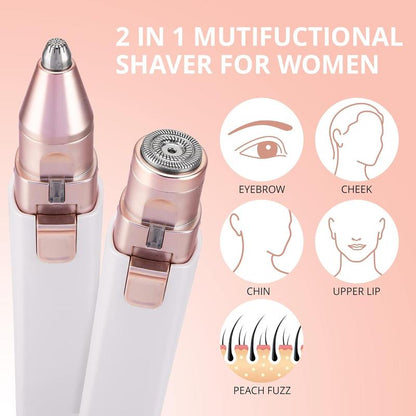 2-In-1 Women'S Eyebrow And Facial Hair Removal Device 9774296760622-1
