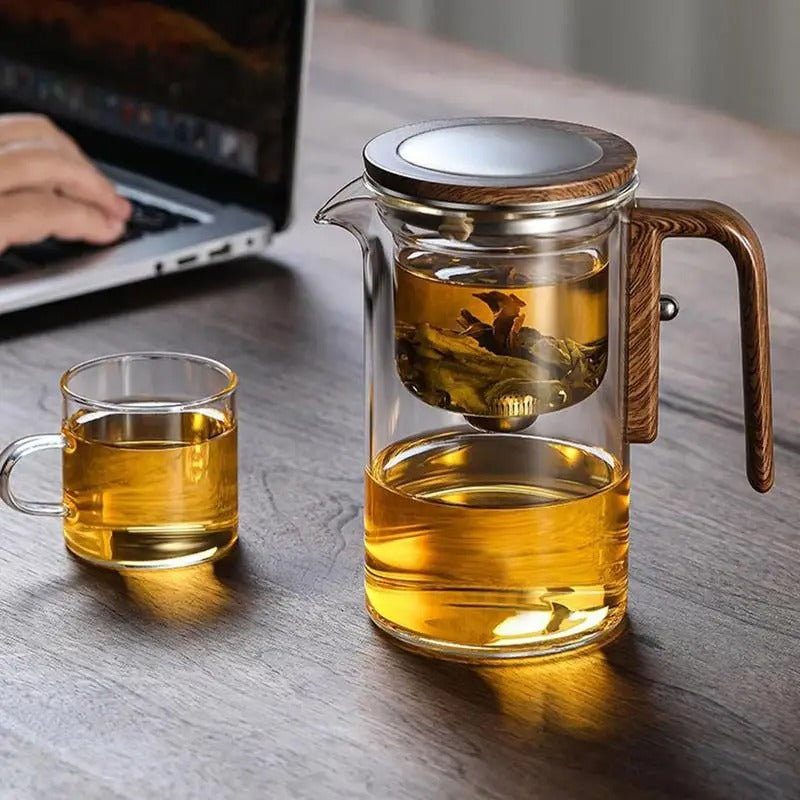 Durable Glass Teapot With Infuser For Tea Brewing 11588921131276-1
